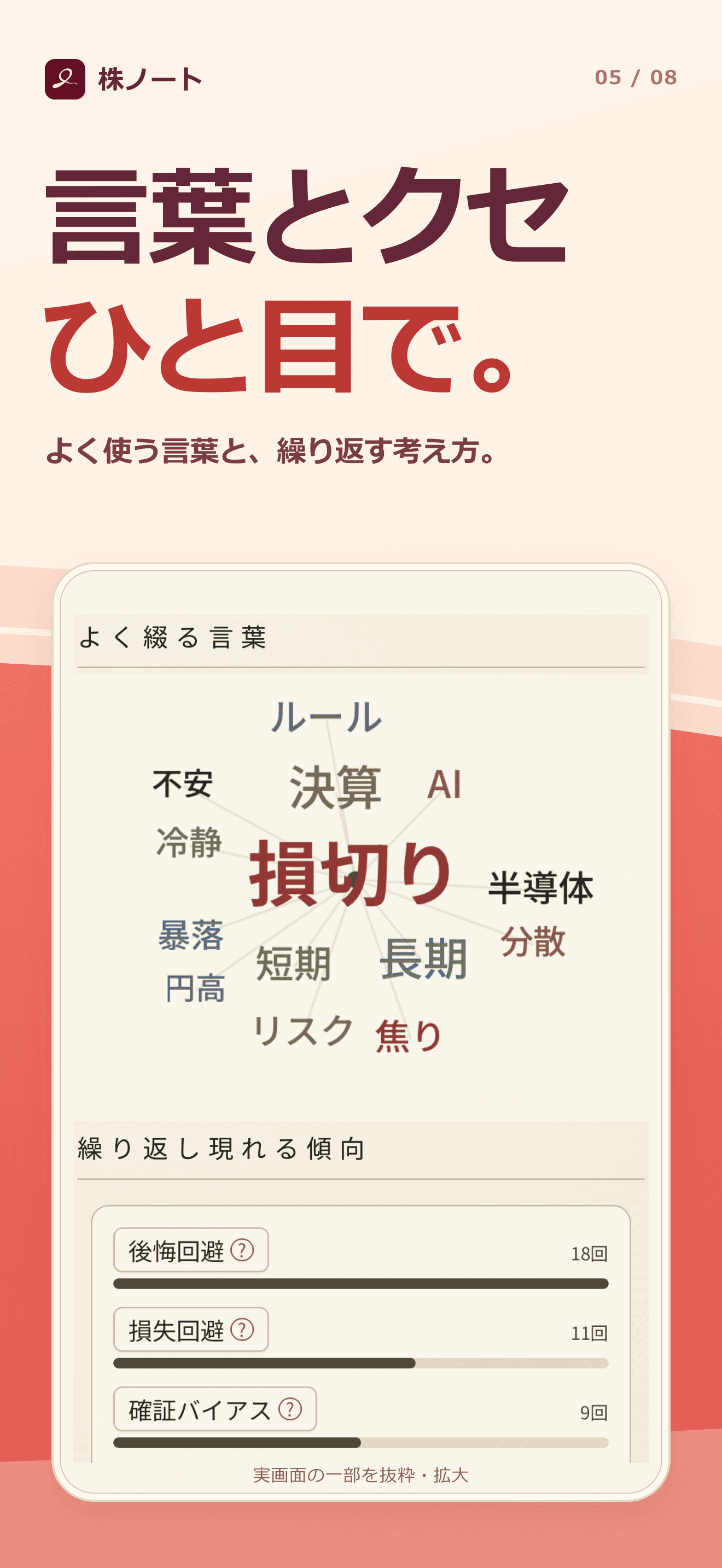 よく綴る言葉をふりかえる